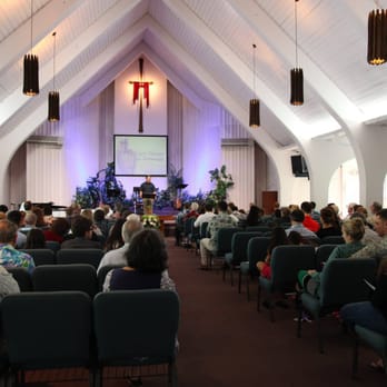 Hawaii Hope Mission Baptist Church congregation gathered for Sunday worship service